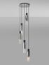 Brooks Slim Round Pendant 5 Light